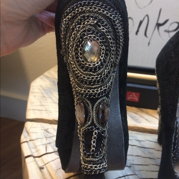 Naughty Monkey Rhinestone Heels - Picture 3 of 7